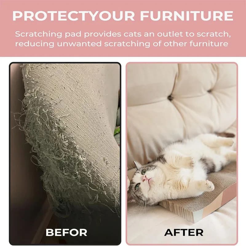 Durable Scrapers for Cats Furniture Protection Anti-scratch Cats Sofa Claw Sharpener Scraper Accessories Bed Toys Cat Supplies - image 5