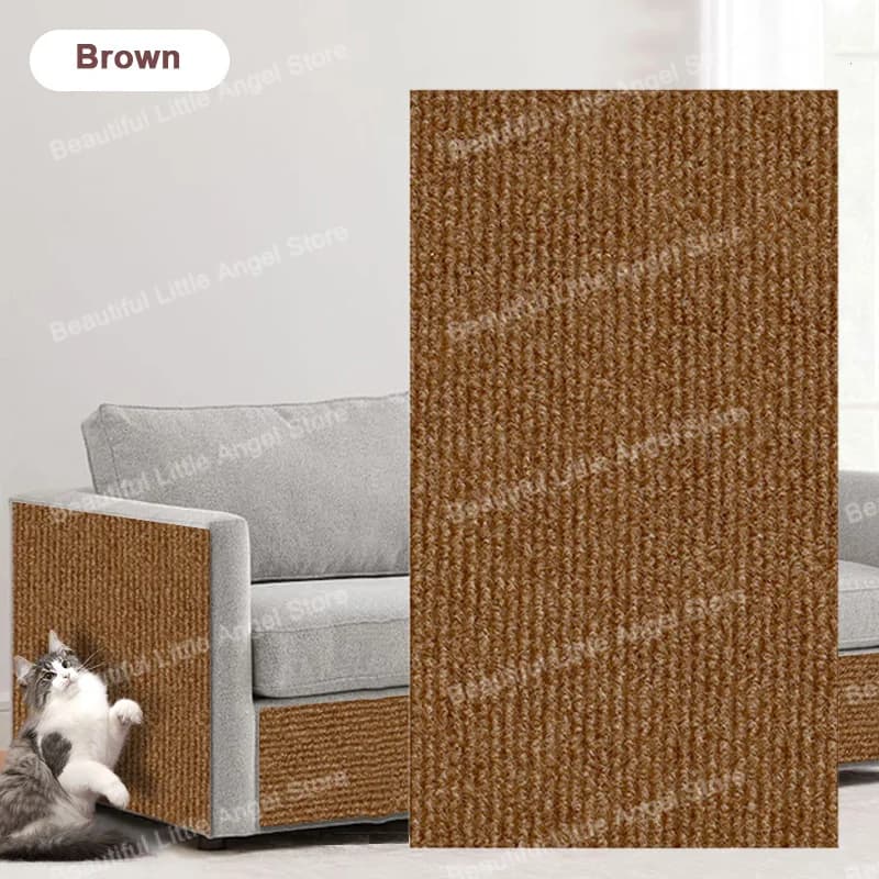 Self-Adhesive Anti Cat Scratch Sofa DIY Cats Scratch Protection Paws Sharpen Trimmable Carpet Cats Scratch Board Roll Shipment - image 13