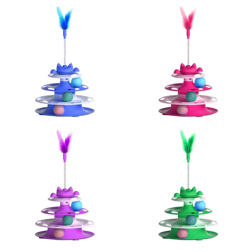 Pet Toys, Cat Toys, Self-hey, Relieve Boredom, Cat Turntable, Funny Cat Stick, Funny Cat, Kittens, Funny Cat Ball Supplies, Cats - image 6