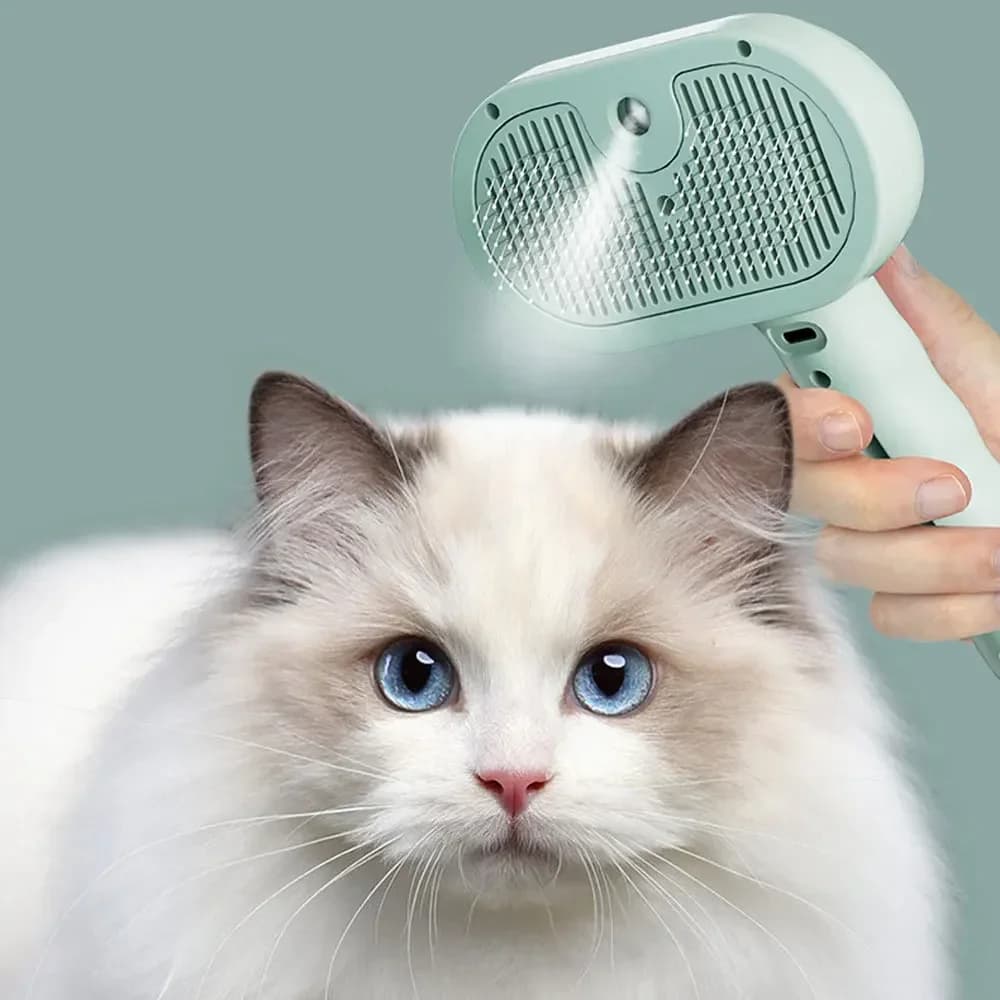 Pet Spray Hair Comb Pet Hair Remover Cleaning Brush Cats Grooming Dog Accessories Tools Dematting Water Mist Humidifier Comb - image 4