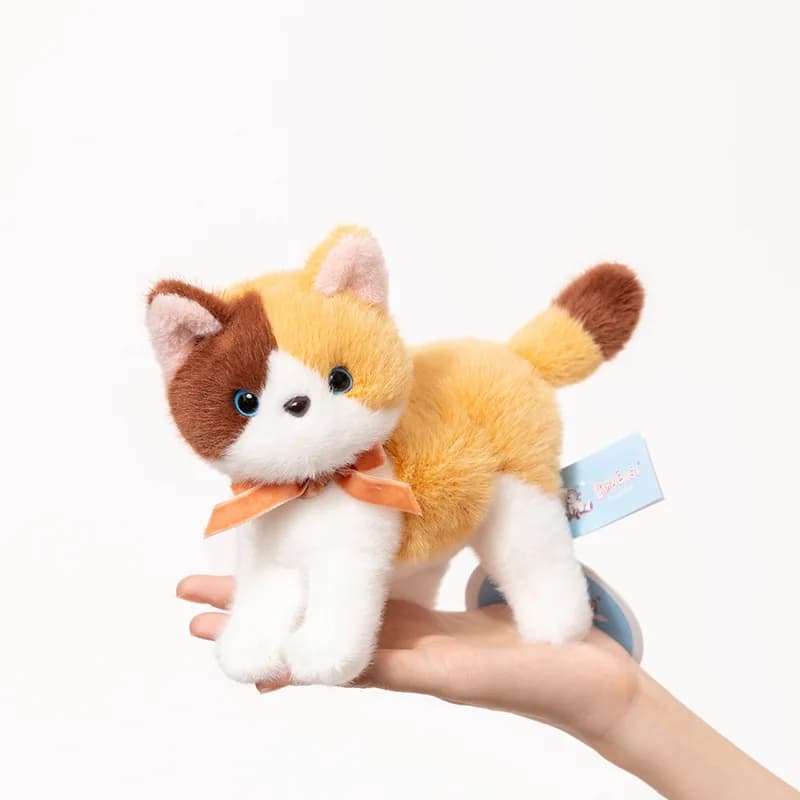 15CM Simulation Cats Plush Dolls Stuffed Animals Home Decoration Children Girl Friend Christmas Birthday Gifts - image 3