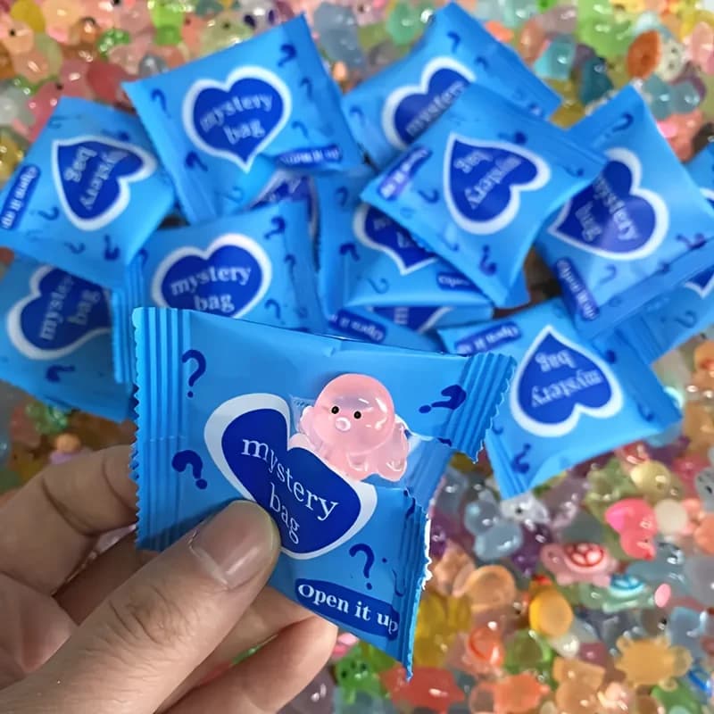 100pcs Mini Resin Luminous Animal Blind Box Children Love Decorating Homes Gardens Ornaments Parties Holiday Gifts Blind Bags - image 5