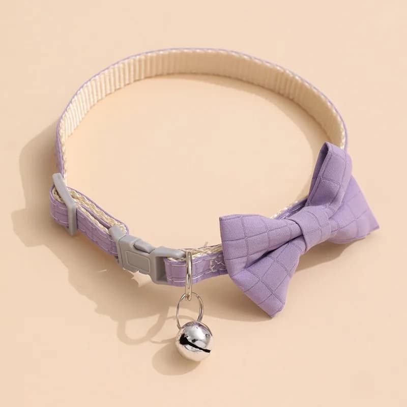 Pet Collars New Pet Bow Bell Collars Cute Cat Collars Pet Supplies Multicolor Adjustable Pets Dressing Tool Pets Accessories - image 12