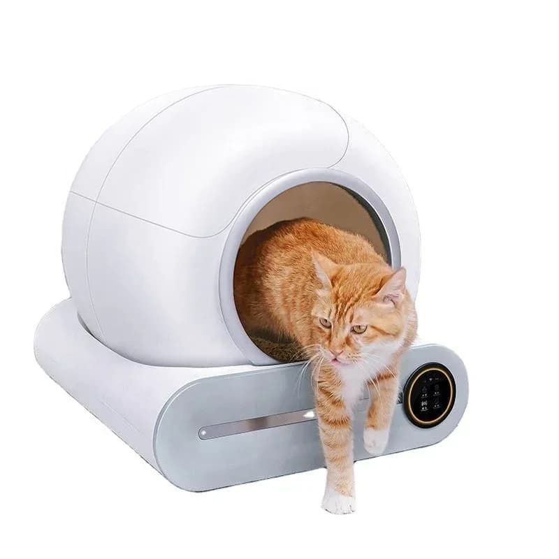 Smart Cat Litter Box Fully Automatic Large Capacity Cat Litter Box Semi-enclosed Smart Cat Toilet APP Remote Control - image 4