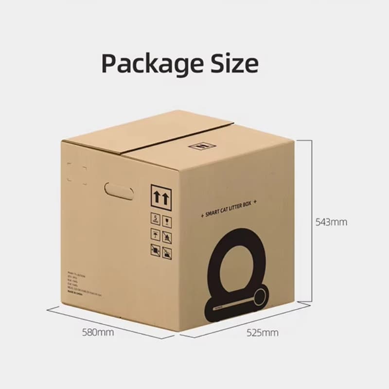 Smart Cat Litter Box Fully Automatic Large Capacity Cat Litter Box Semi-enclosed Smart Cat Toilet APP Remote Control - image 6