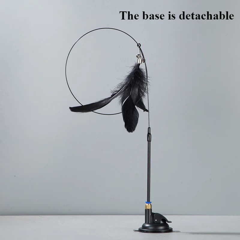 Funny Simulation Bird Cat Toy Feather with Bell Cat Stick Interactive Toy for Kitten Playing Teaser Wand Toy Pet Cats Supplies - image 9