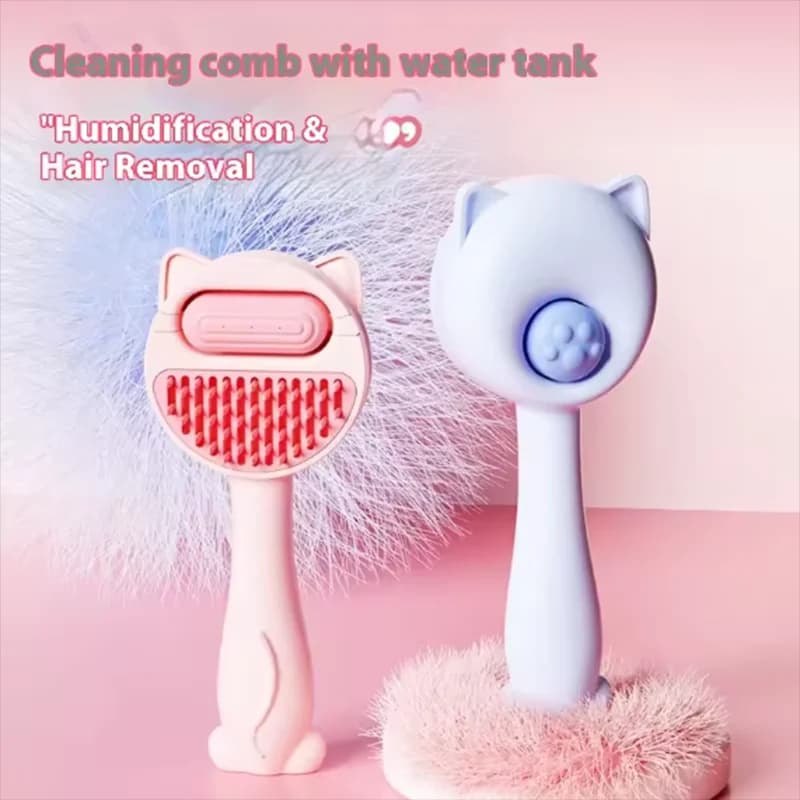 Pet Steam Massage Brush Dog Comb Soft Round Head Hair Removal Comb Safe for Cats And Dogs Universal Grooming - image 1