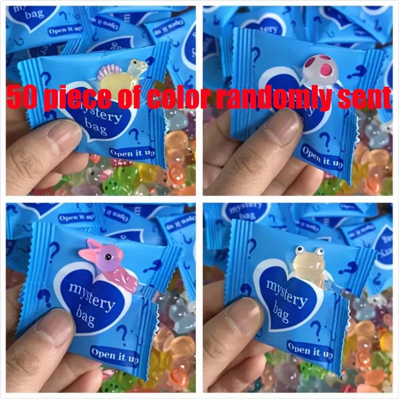 100pcs Mini Resin Luminous Animal Blind Box Children Love Decorating Homes Gardens Ornaments Parties Holiday Gifts Blind Bags - image 9