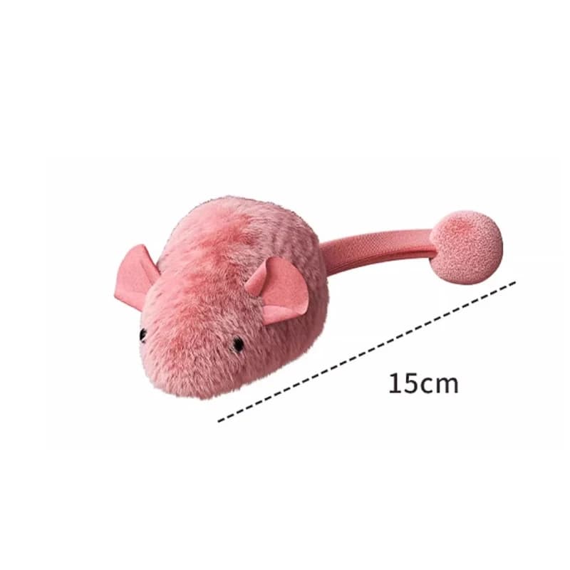 Interactive Plush Mouse Cat Toys Simulation Mice Kitten Self-Playing Plush Toys Indoor Pet Cats Chew Toy - image 6