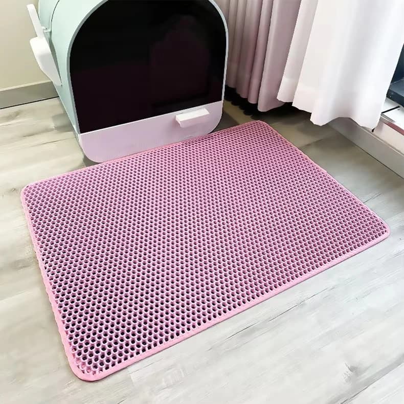 Double Layer Cat Litter Mat EVA Waterproof Cat Toilet Rug Litter Tray Sandboxes for Cat Litter Carpet Cat Litter Box Accessories - image 11