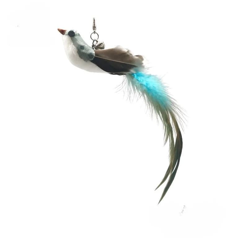 Handfree Bird/Feather Cat Wand with Bell Powerful Suction Cup Interactive Toys for Cats Kitten Hunting Exercise Pet Products - image 11