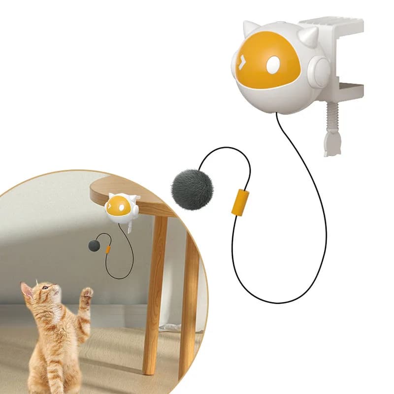 New Interactive Cat Toys Electric Cat Balls Pet Toys Can Be Raised and Lowered Hair Balls Self-hilarious Electric Cat Balls Toys - image 1