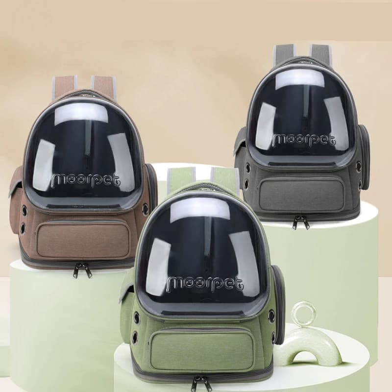Transparent Folding Pet Carrier Backpack Travel Tote Cat Carrier Bag Outdoor Pet Shoulder bag Pet Dogs Cats Portable Bag - image 6