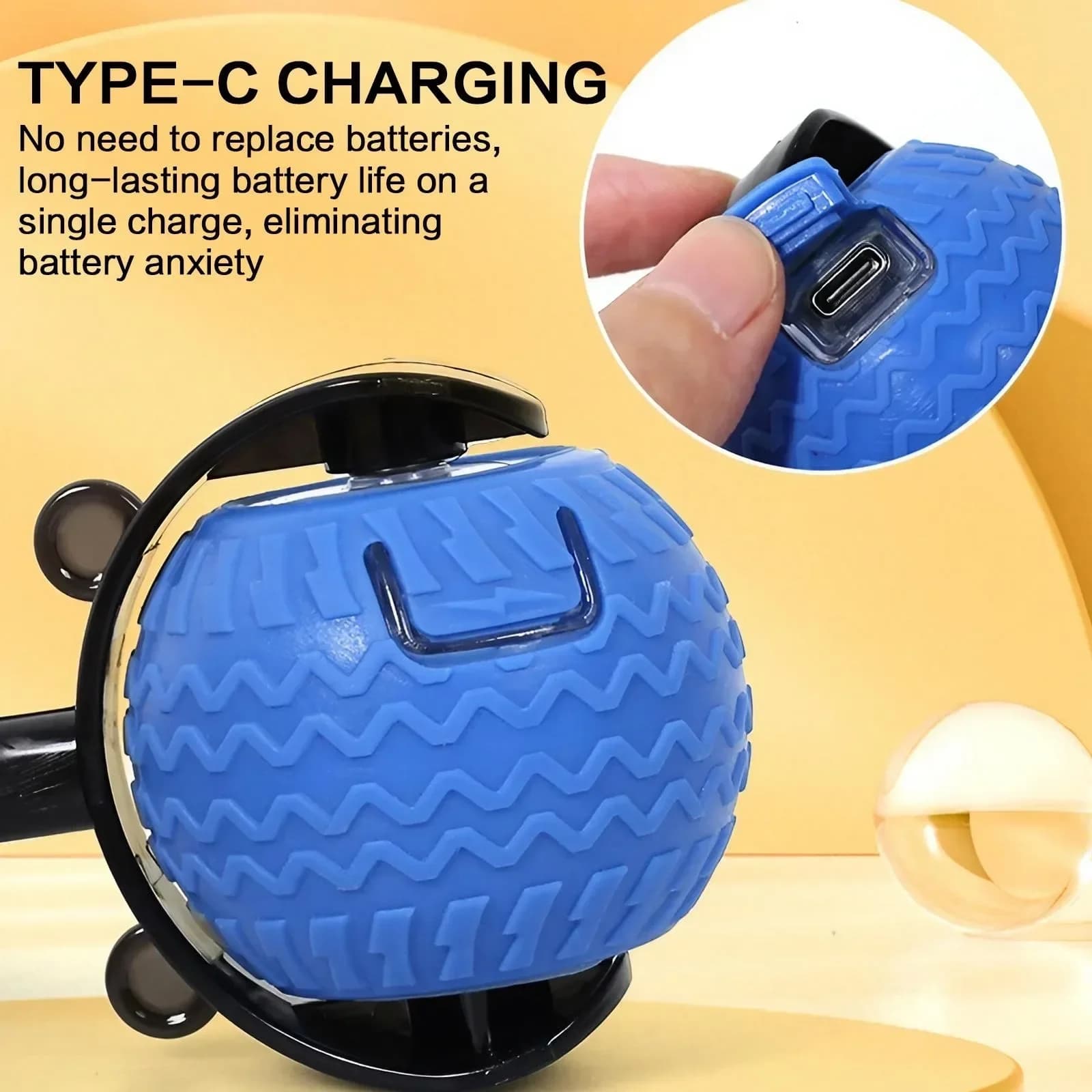 Automatic Rotating Smart Obstacle Avoidance LED Interactive Cat Toy 360 Degree Pet Playful Teasing Ball - image 6