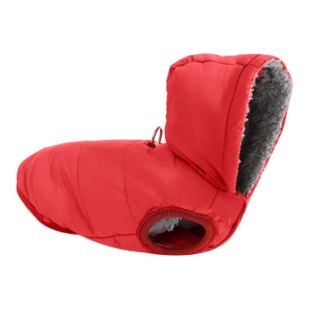 Waterproof Pet Cat Hoodie Jacket For Small Medium Cats Winter Warm Fleece Kitten Costume with D-ring Sphynx Coat Pug Clothes - image 9