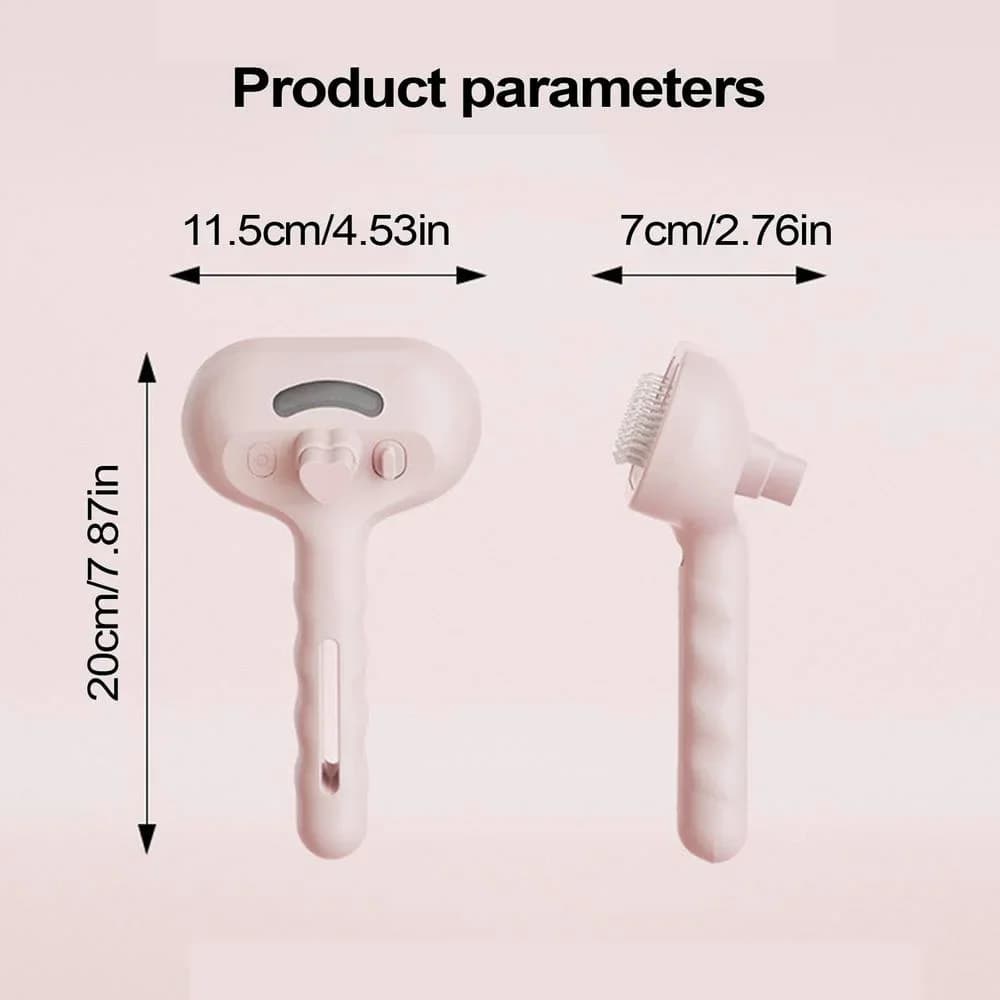 Pet Spray Hair Comb Pet Hair Remover Cleaning Brush Cats Grooming Dog Accessories Tools Dematting Water Mist Humidifier Comb - image 11