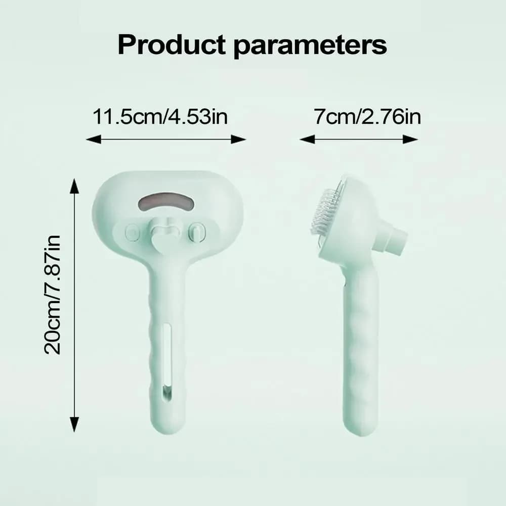 Pet Spray Hair Comb Pet Hair Remover Cleaning Brush Cats Grooming Dog Accessories Tools Dematting Water Mist Humidifier Comb - image 8