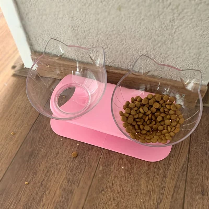 Non-Slip Double Cat Bowl Dog Bowl With Stand Pet Feeding Cat Water Bowl For Cats Food Pet Bowls For Dogs Feeder Product Supplies - image 4