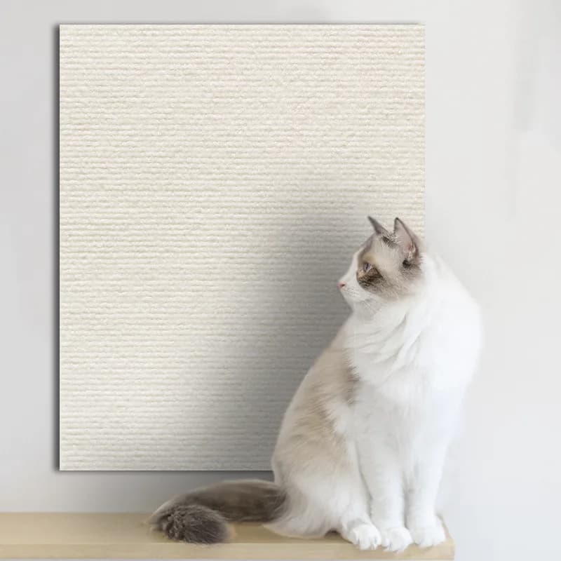 Wall Self-Adhesive Anti Cat Scratch Sofa DIY Cats Scratch Protection Paws Sharpen Trimmable Carpet Cats Scratch Board - image 13