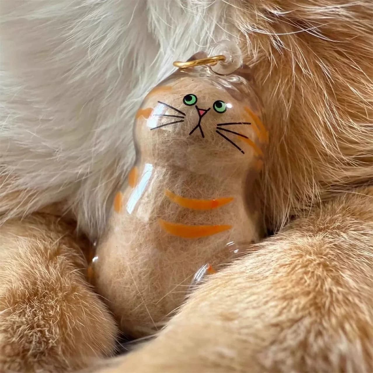 Pet Hair Memorial Keepsake Box & Bottle - Transparent Storage Container for Cat Fur, DIY Decor Gift for Pet Lovers Home Display - image 2