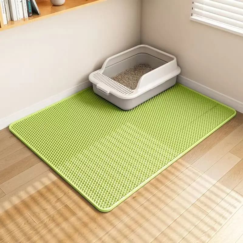 Double Layer Cat Litter Mat EVA Waterproof Cat Toilet Rug Litter Tray Sandboxes for Cat Litter Carpet Cat Litter Box Accessories - image 15