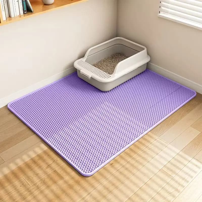 Double Layer Cat Litter Mat EVA Waterproof Cat Toilet Rug Litter Tray Sandboxes for Cat Litter Carpet Cat Litter Box Accessories - image 16