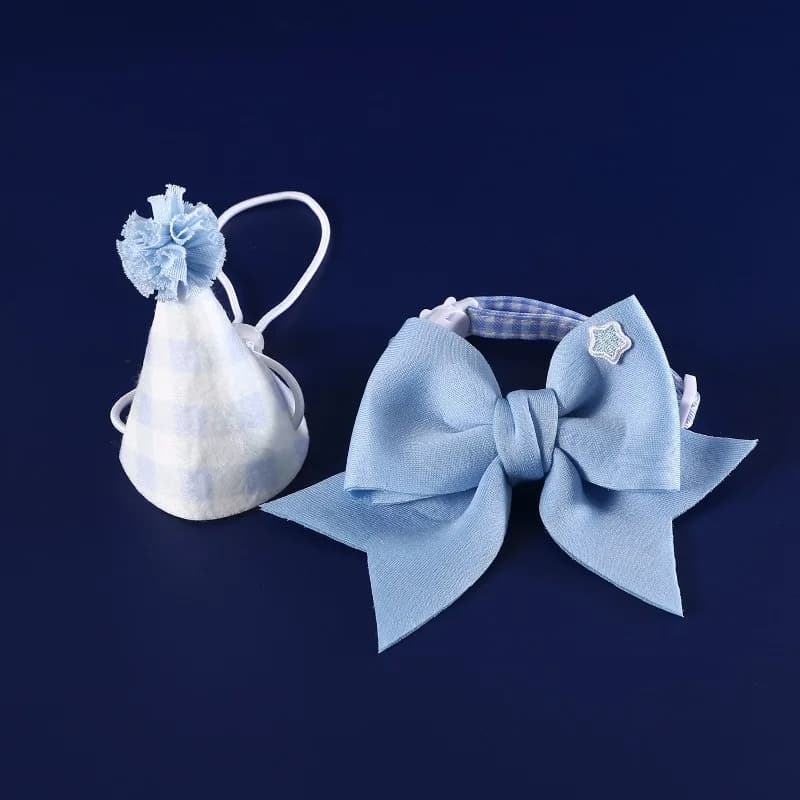 Pet Party Decoration Set Cat Dog Birthday Hats Dog Collar Cute Headband Adjustable Bow Tie Pet Birthday Decoration Supplies - image 8