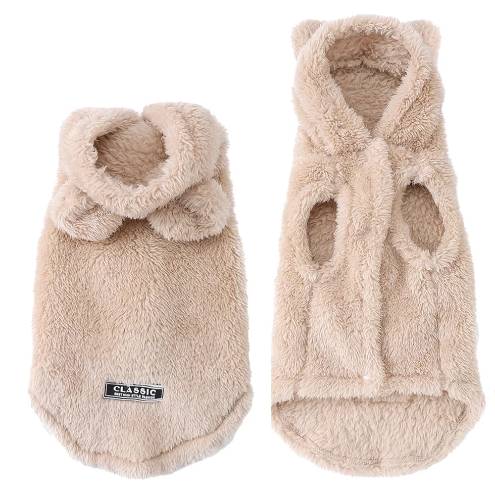 Soft Pet Coat For Small Medium Dogs Cats Dog Fleece Warm Cat Hoodies For Winter Funny Cute Rabbit Ear Sphynx Puppy Kitty Clothes - image 7