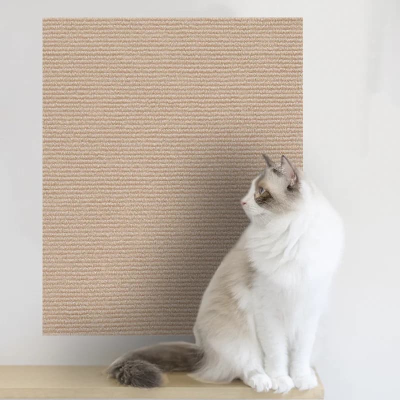 Wall Self-Adhesive Anti Cat Scratch Sofa DIY Cats Scratch Protection Paws Sharpen Trimmable Carpet Cats Scratch Board - image 12