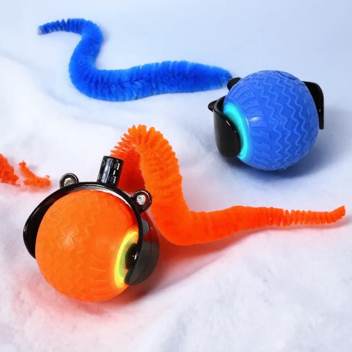 Automatic Rotating Smart Obstacle Avoidance LED Interactive Cat Toy 360 Degree Pet Playful Teasing Ball - image 1