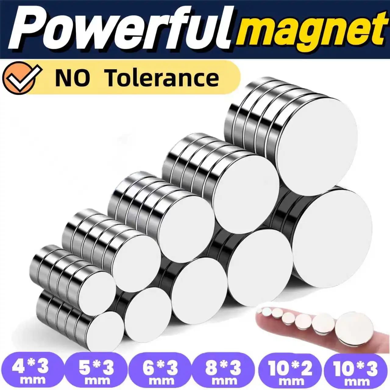 Super Powerful Magnet Strong Magnet Disc Magnet for decoration, Fridge, DIY, Building, Scientific, Craft, Office, 4x3, 5x3, 6x3 - image 1