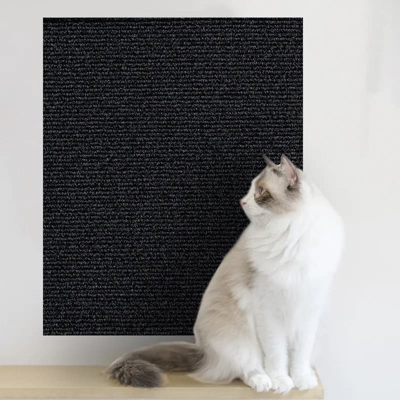 Wall Self-Adhesive Anti Cat Scratch Sofa DIY Cats Scratch Protection Paws Sharpen Trimmable Carpet Cats Scratch Board - image 7