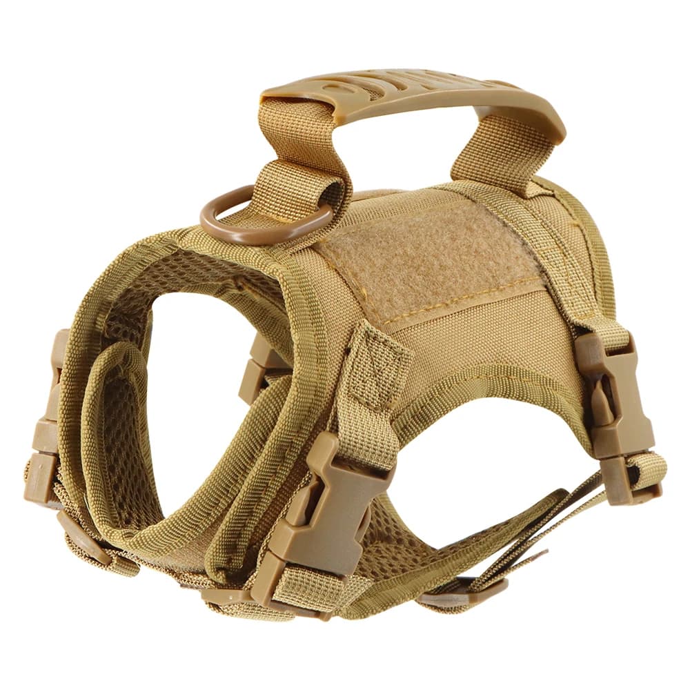 Tactical Cat Harness For Walking Escape Proof Adjustable Pet Vest Harness Soft Mesh With Control Handle For Large Cat Small Dog - image 7