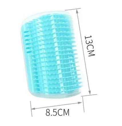 Cat Corner Brush Comb Massager for Cat Arch Plastic Scratcher Remove Hair Comb Grooming with Catnip Cat Self Cleaning Cat Supply - image 10