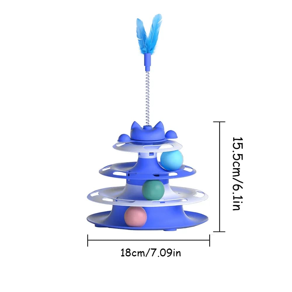 Pet Toys, Cat Toys, Self-hey, Relieve Boredom, Cat Turntable, Funny Cat Stick, Funny Cat, Kittens, Funny Cat Ball Supplies, Cats - image 2