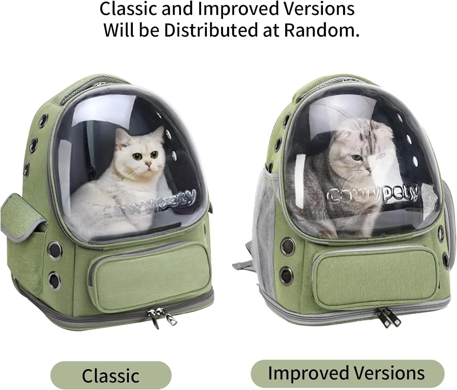 Transparent Folding Pet Carrier Backpack Travel Tote Cat Carrier Bag Outdoor Pet Shoulder bag Pet Dogs Cats Portable Bag - image 3