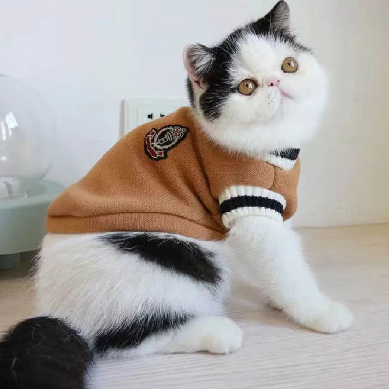 Cat Dog Sweater Pullover Winter Pet Clothes for Small Dogs Cat Vest Puppy Jacket Pet Cat Clothing Kitty Costume Ubranka Dla Psa - image 4