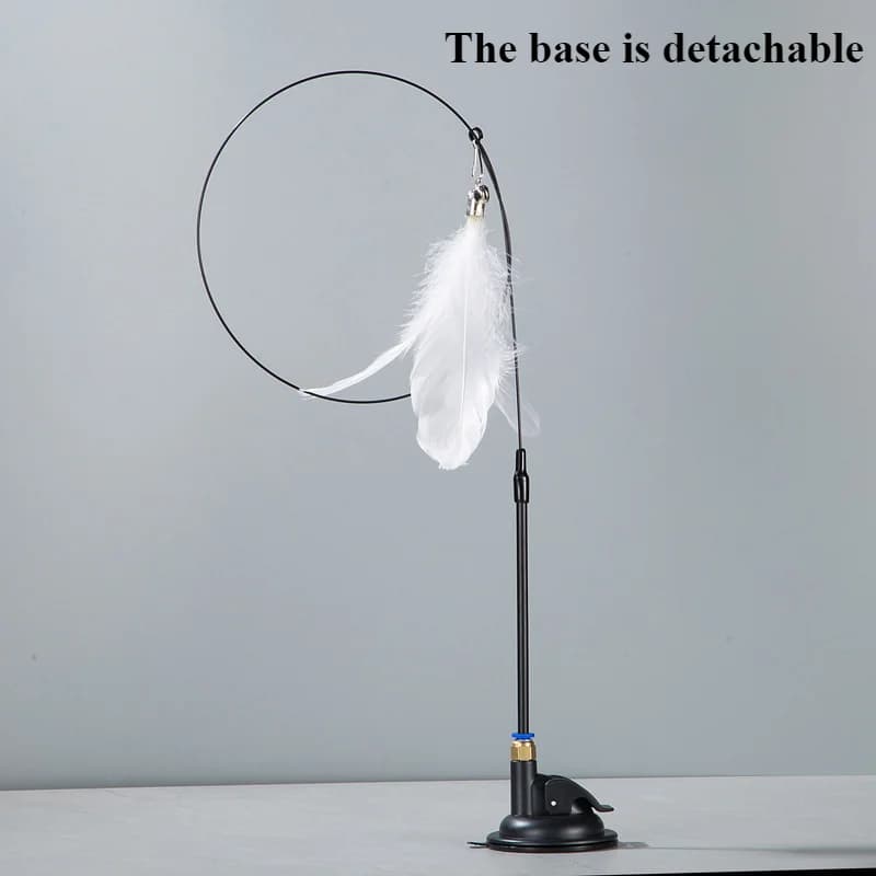 Funny Simulation Bird Cat Toy Feather with Bell Cat Stick Interactive Toy for Kitten Playing Teaser Wand Toy Pet Cats Supplies - image 10