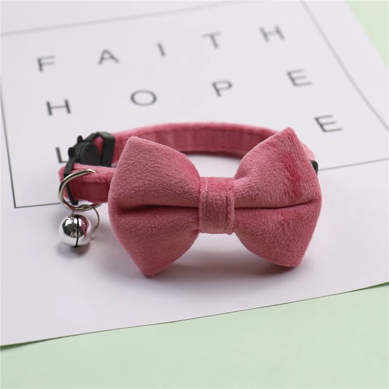 Pet Collars New Pet Bow Bell Collars Cute Cat Collars Pet Supplies Multicolor Adjustable Pets Dressing Tool Pets Accessories - image 7