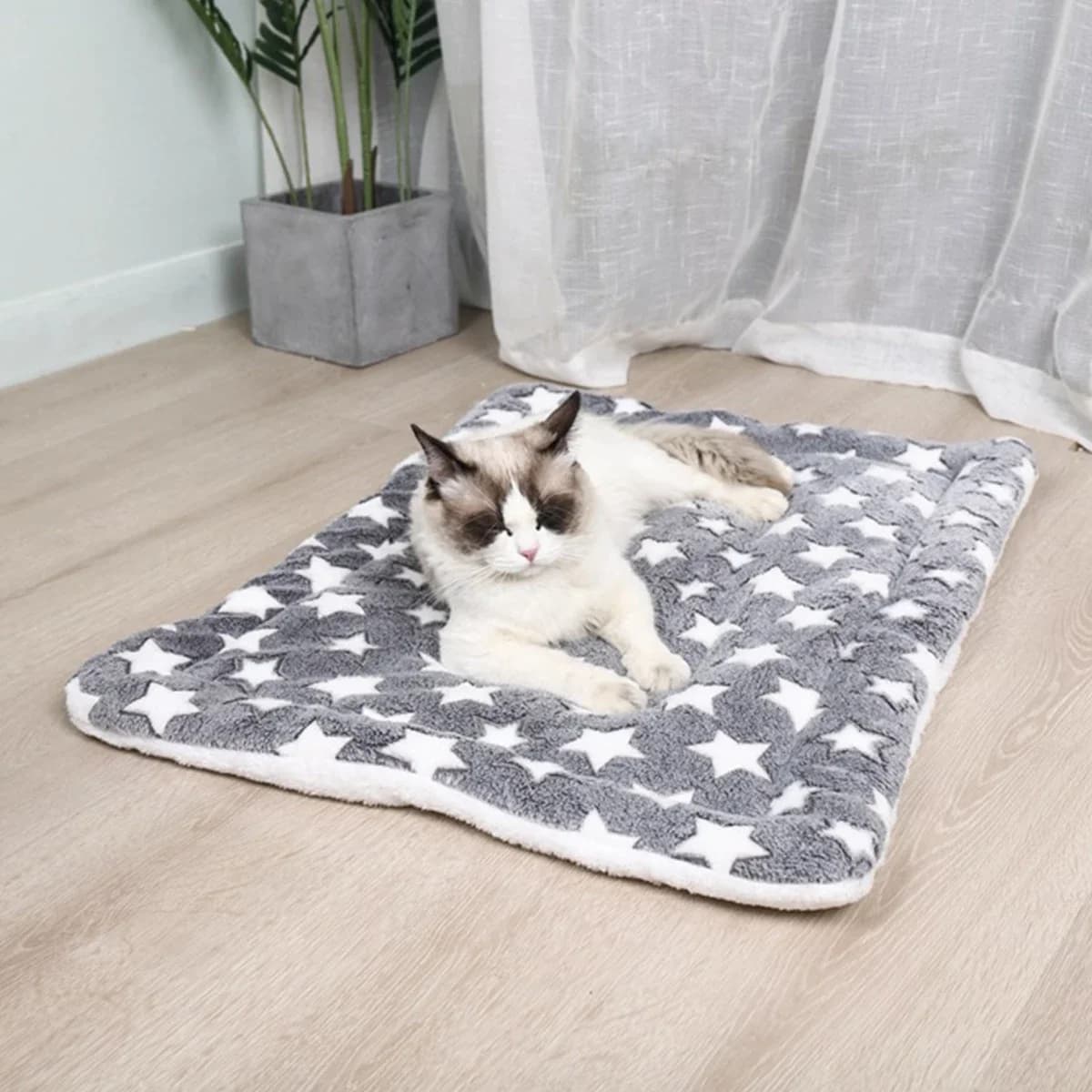Flannel Pet Mat Dog Bed Cat Bed Thicken Sleeping Mat Dog Blanket Mat For Puppy Kitten Pet Dog Bed for Small Large Dogs Pet Rug - image 2