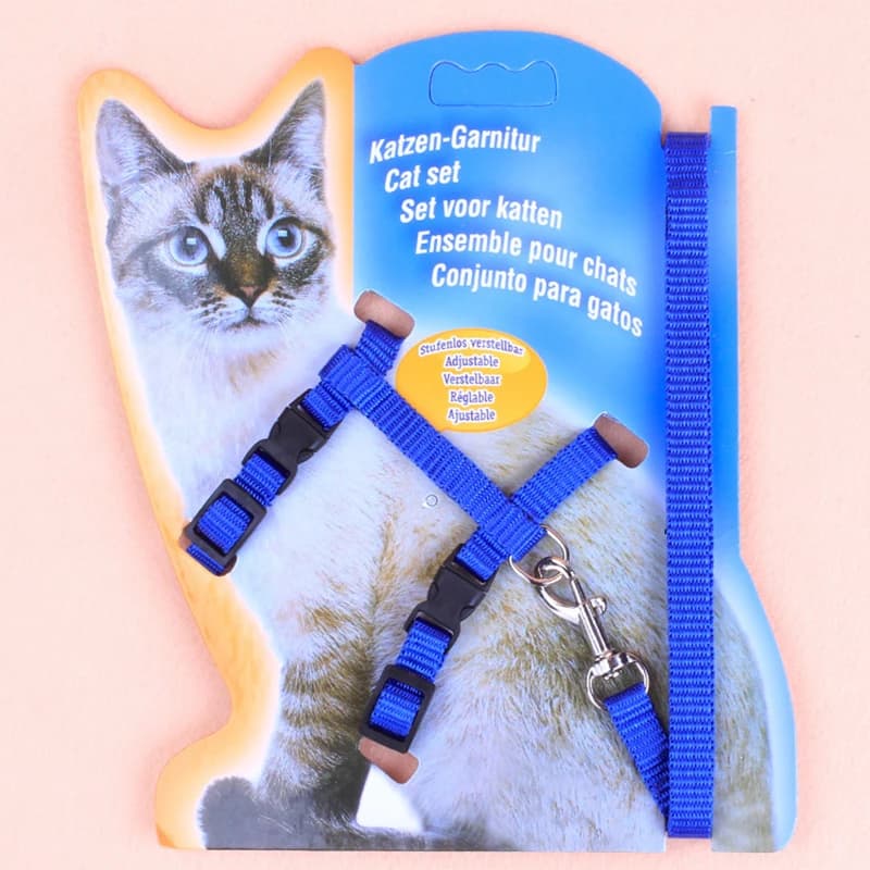Hot-selling cat chest strap simple design traction rope high-quality nylon material sturdy and durable pet supplies - image 8