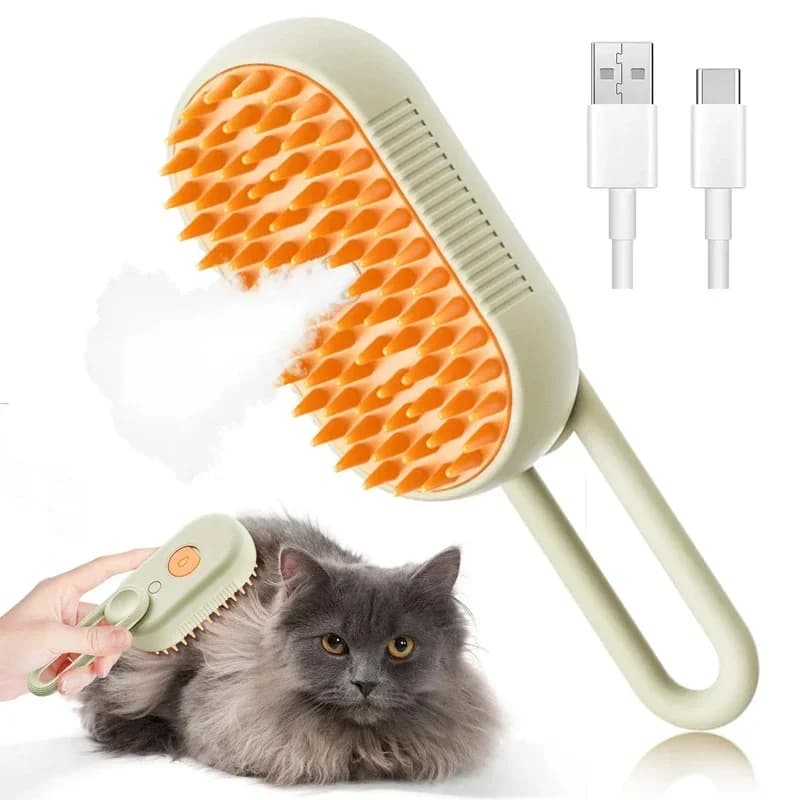1~2pcs Steam Pet Brush 3-in-1 Massage Dog Steamy Brush Spray Beauty Tangled and Loose Hair Removal Cats Grooming Comb Dogs - image 10