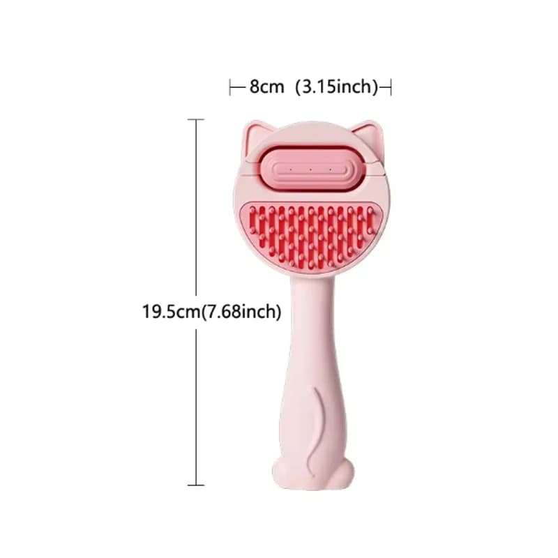 Pet comb with water tank for dogs and cats removes floating hair open knot brush for hair beauty care - image 6