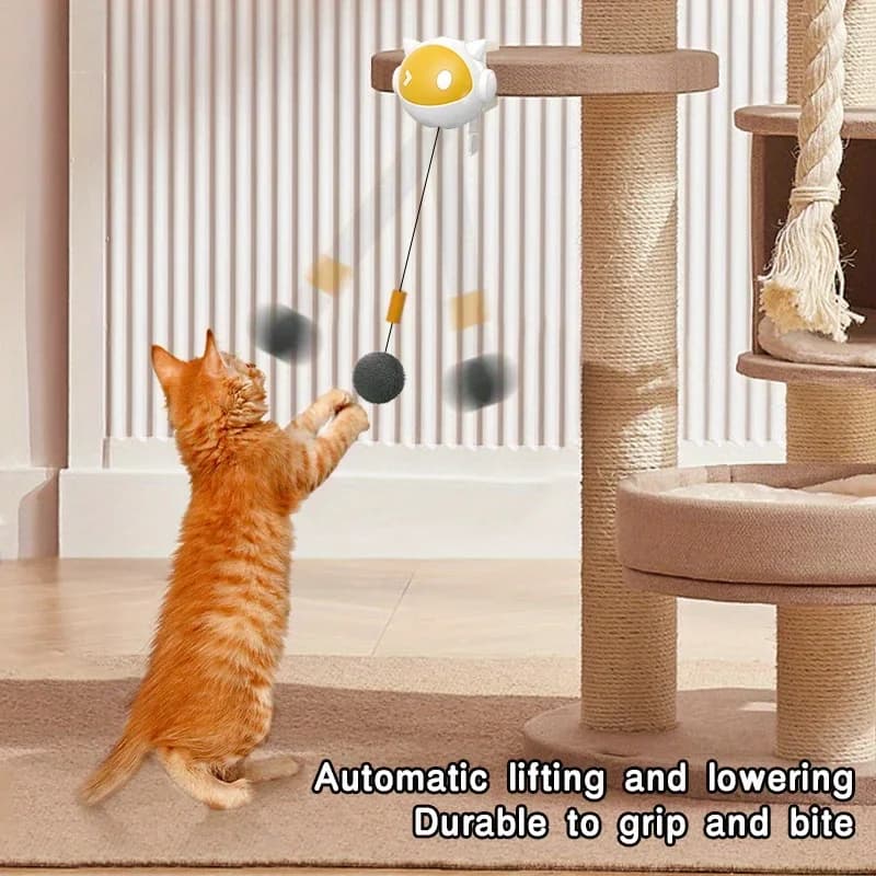 New Interactive Cat Toys Electric Cat Balls Pet Toys Can Be Raised and Lowered Hair Balls Self-hilarious Electric Cat Balls Toys - image 5