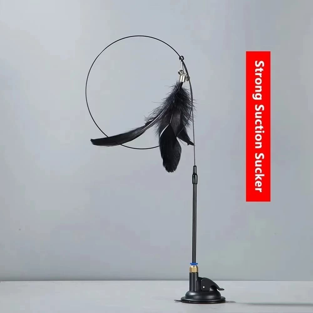 Pet Cat Toys Cute Funny Rainbow Strips Stick Cat Teaser Wand Pet Toys for Cats Interactive Toys Cat Supplies Pet Products - image 9