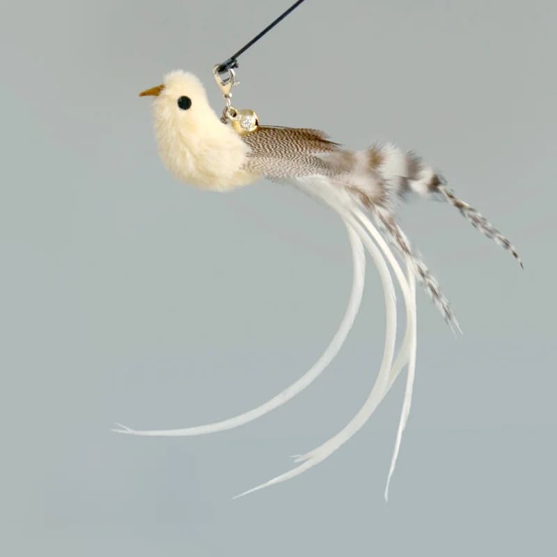 Handfree Bird/Feather Cat Wand with Bell Powerful Suction Cup Interactive Toys for Cats Kitten Hunting Exercise Pet Products - image 23