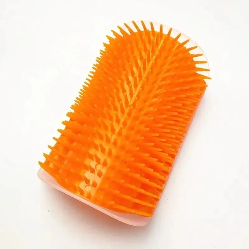 Cat Corner Brush Comb Massager for Cat Arch Plastic Scratcher Remove Hair Comb Grooming with Catnip Cat Self Cleaning Cat Supply - image 11