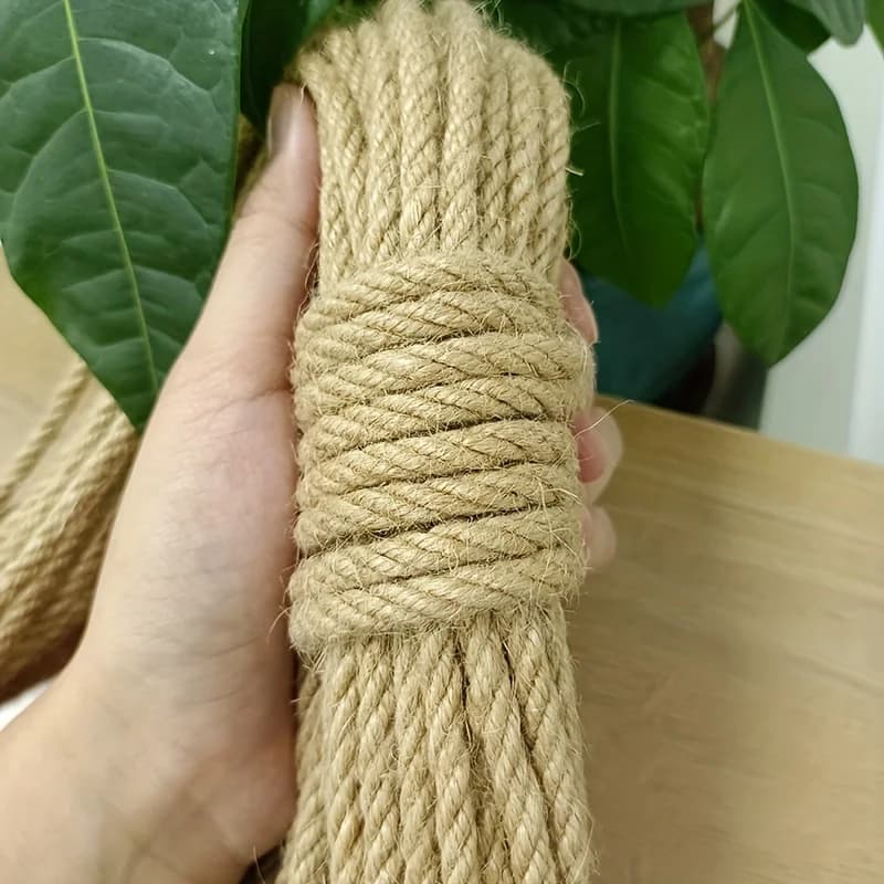 33/66/164ft Natural Sisal Rope Cat Scratcher Rope Tree Scratching DIY Toy Paw Claw Furniture Protector Scratching Post - image 6