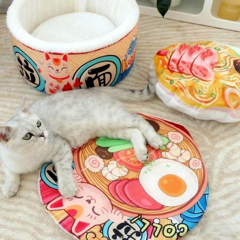 Pet Dog Cat House Kennel Super Large Instant Noodle Warm Dog Cat Nest Beds Cushion Cup Cozy Nest - image 3