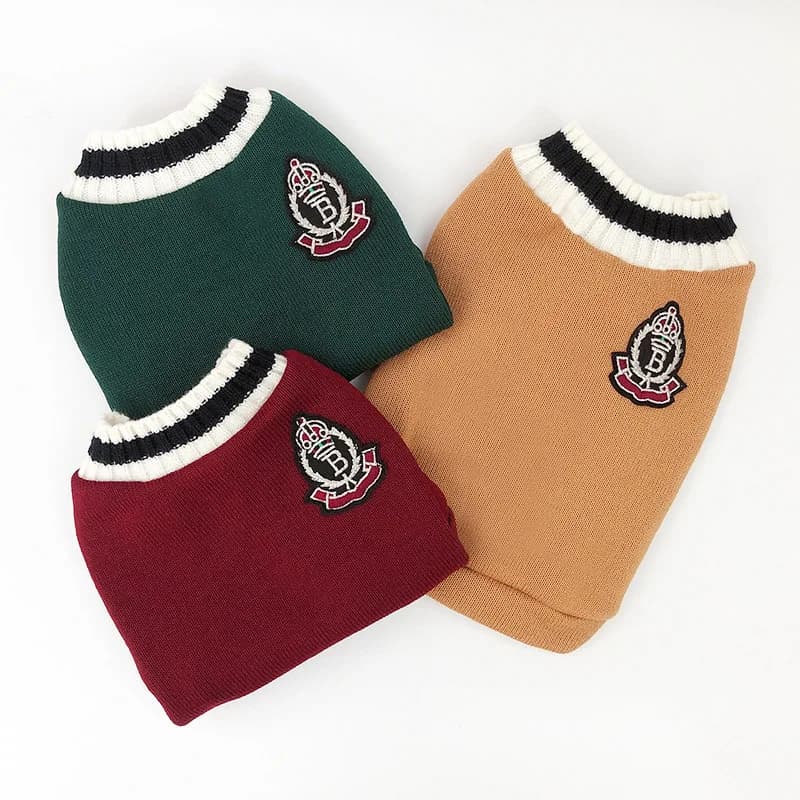 Cat Dog Sweater Pullover Winter Pet Clothes for Small Dogs Cat Vest Puppy Jacket Pet Cat Clothing Kitty Costume Ubranka Dla Psa - image 2